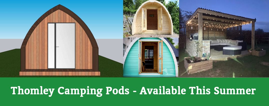 camping pods launching this summer!